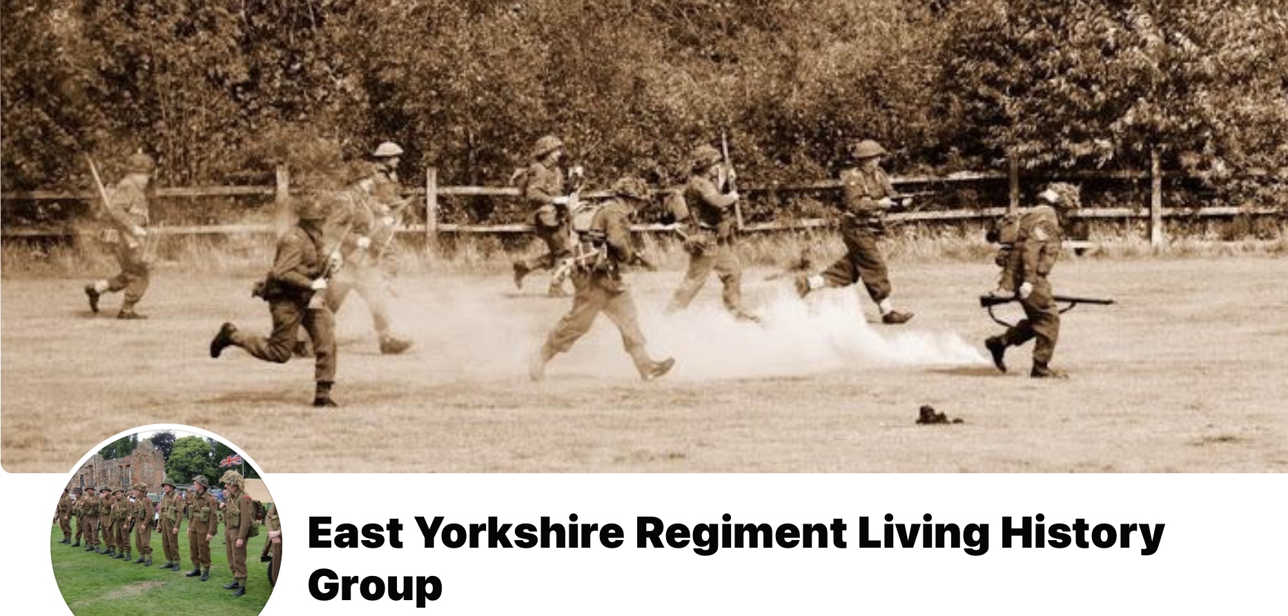 East Yorkshire regiment living history group reanactors