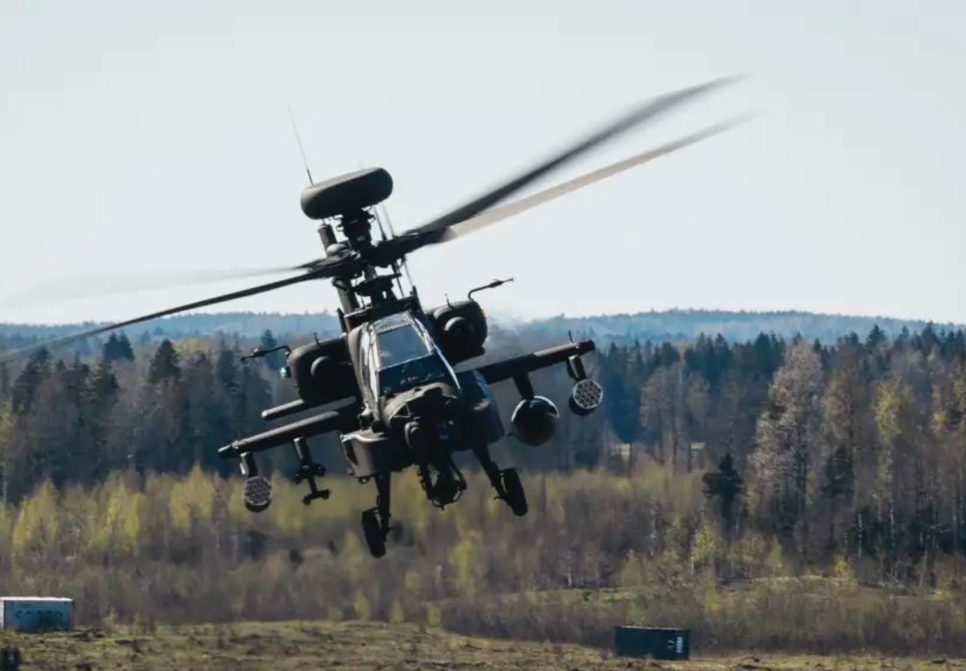Apache helicopter 