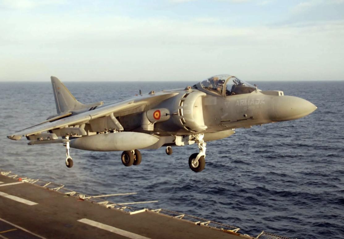 Sea harrier jump jet