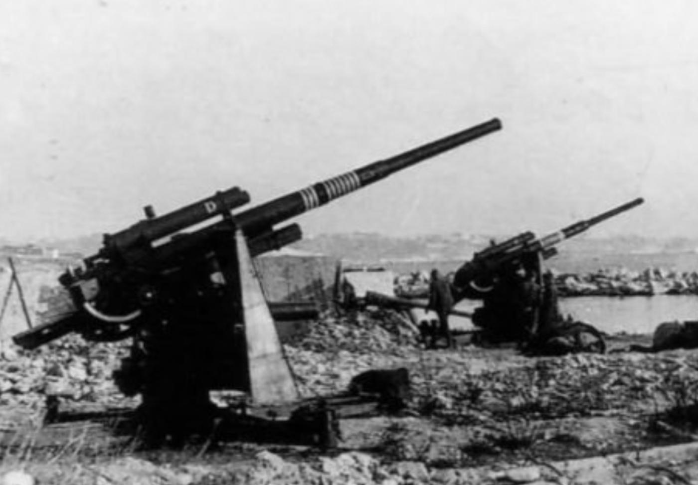 88mm flak guns