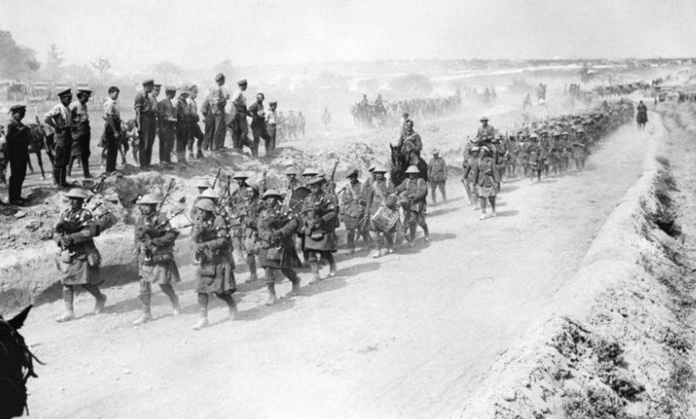 Black watch troops