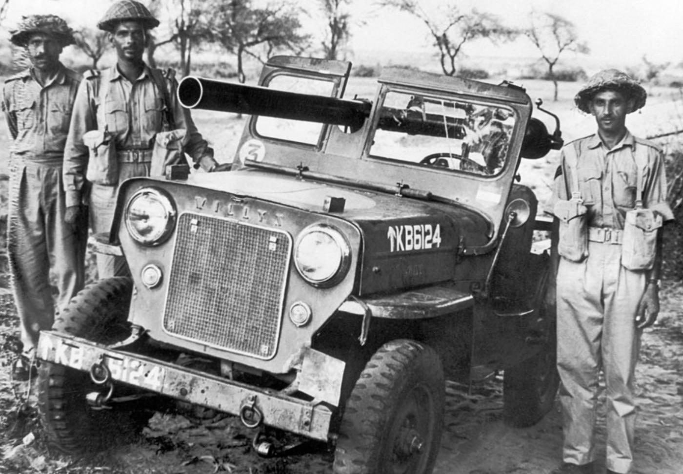 Indian artillery jeep