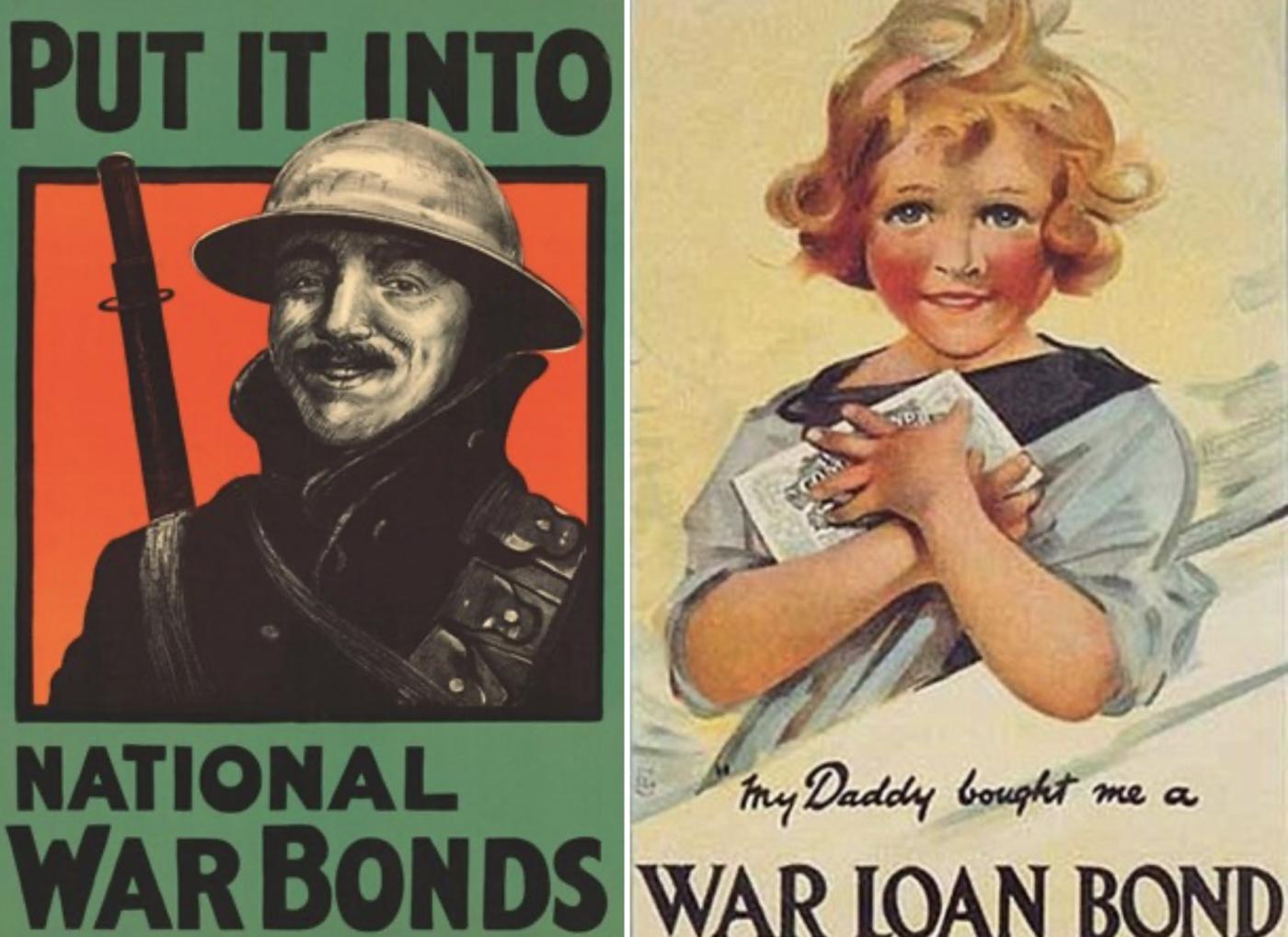 Ww1 war loan posters