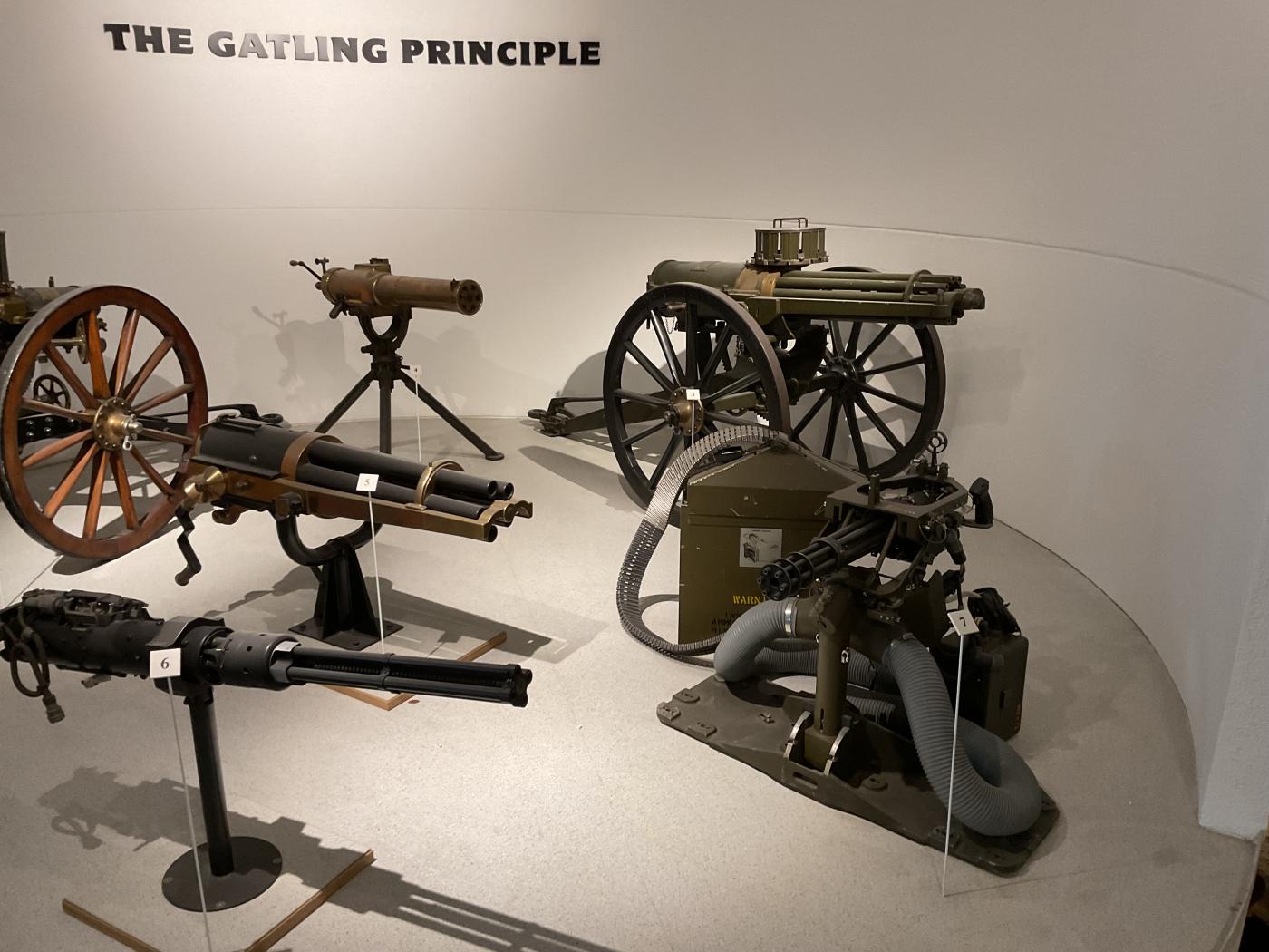 Gatling machine guns