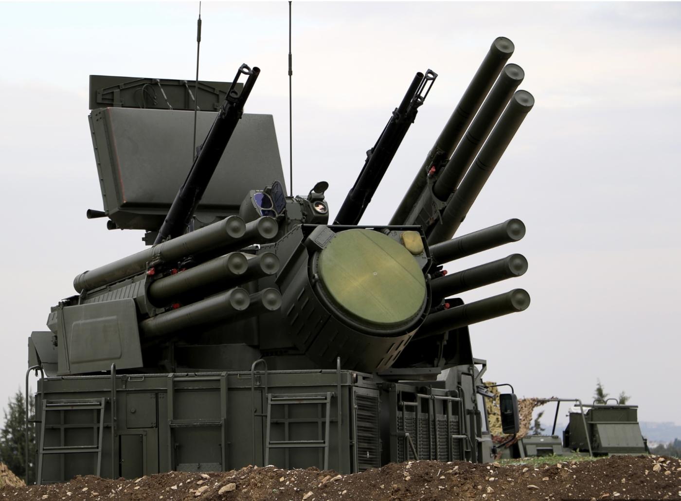Russian anti aircraft weapon pantsir