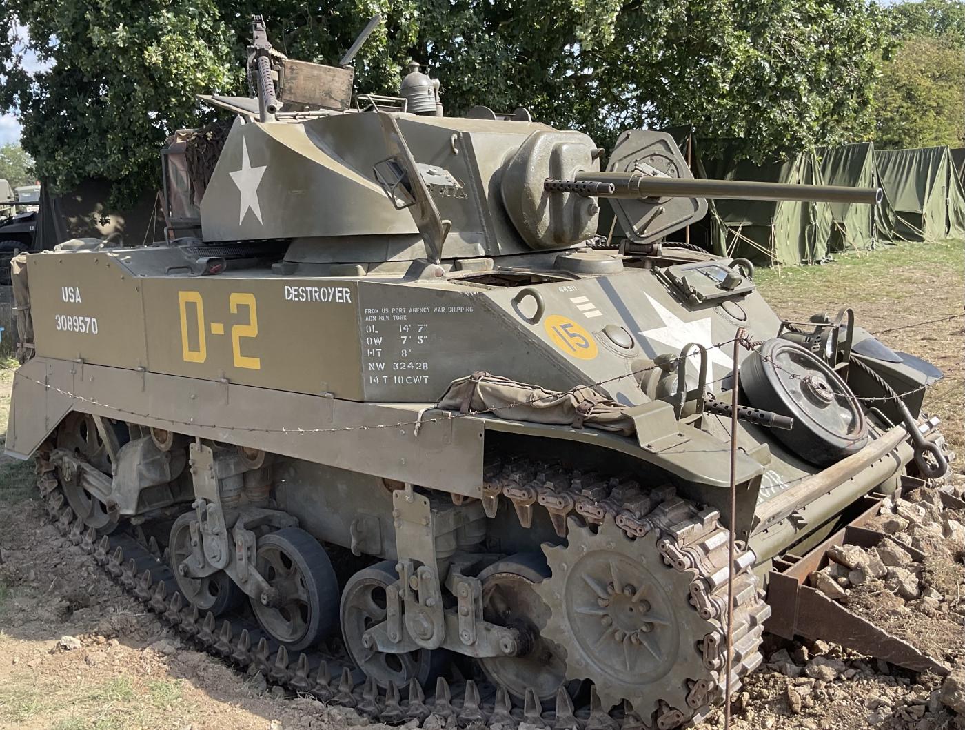Stewart m3 light tank USA ww2 