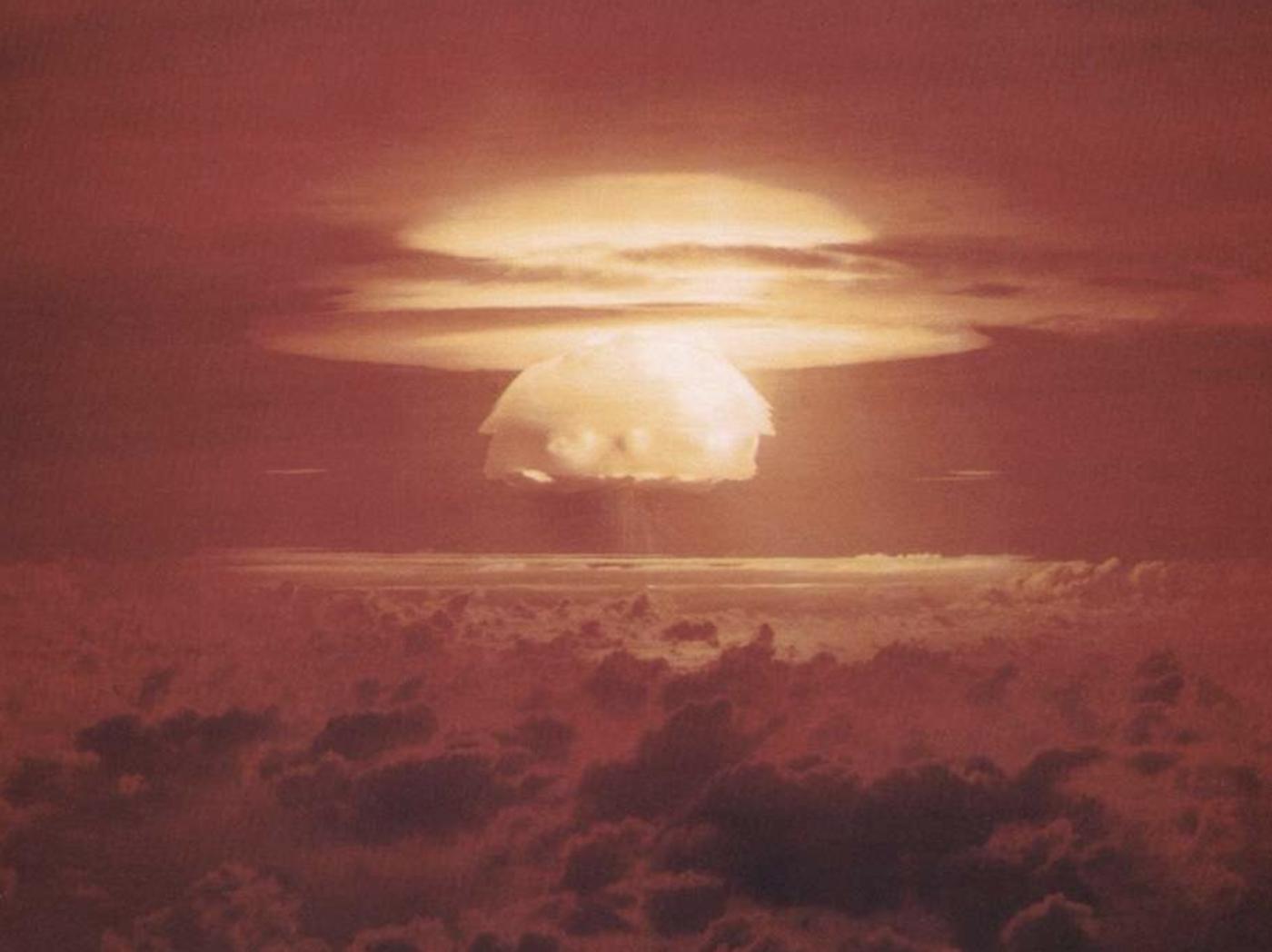 Tsar bomb Russian nuclear bomb weapon of mass destruction military 