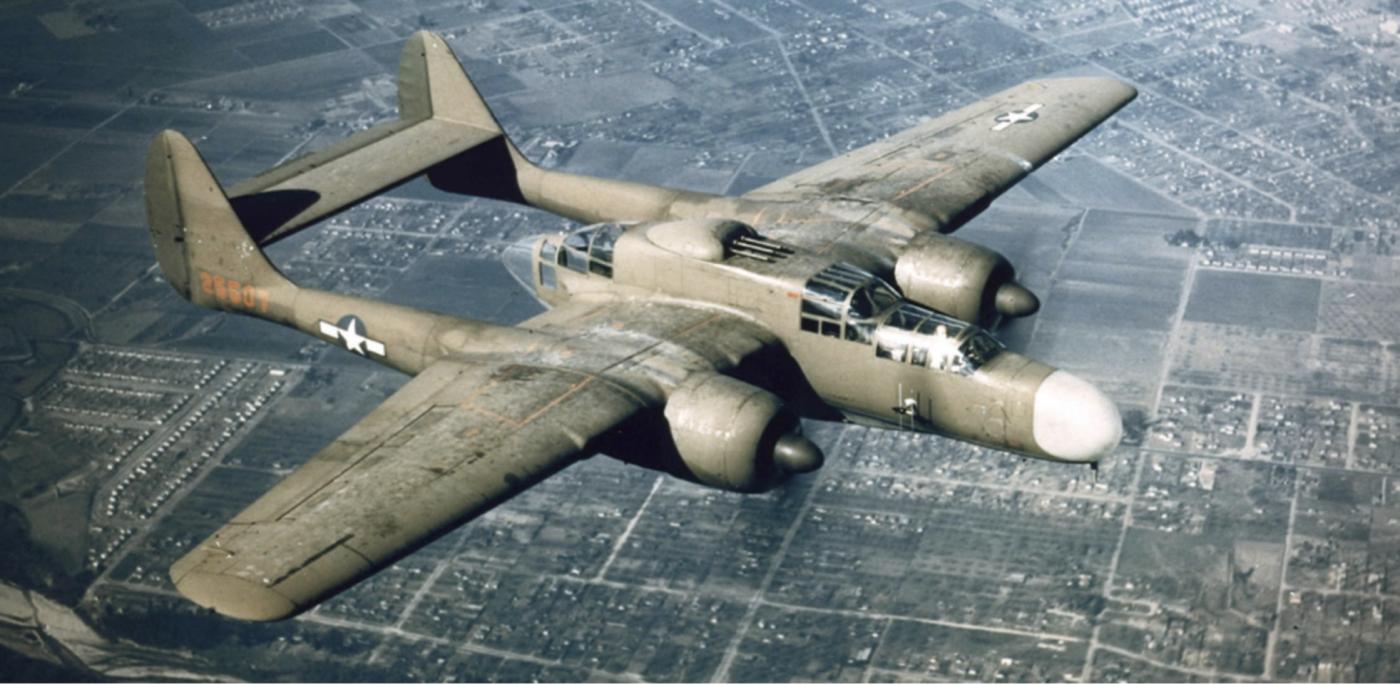 Northdrop p-61 black widow night fighter ww2 plane bomber fighter USA