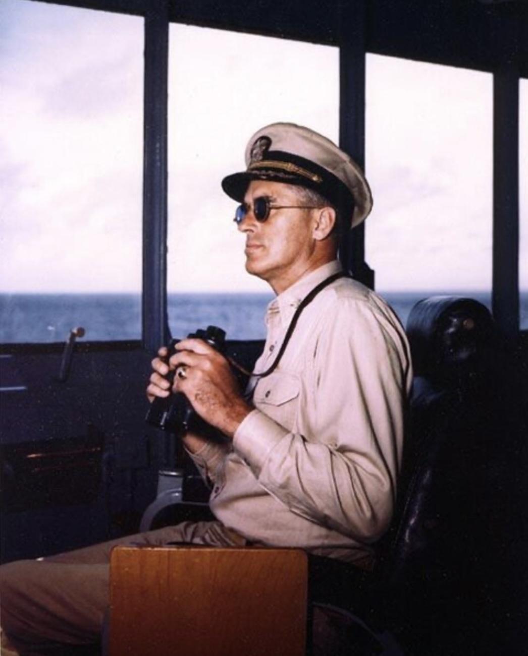 Callaghan captain in charge of uss missouri battle ship ww2