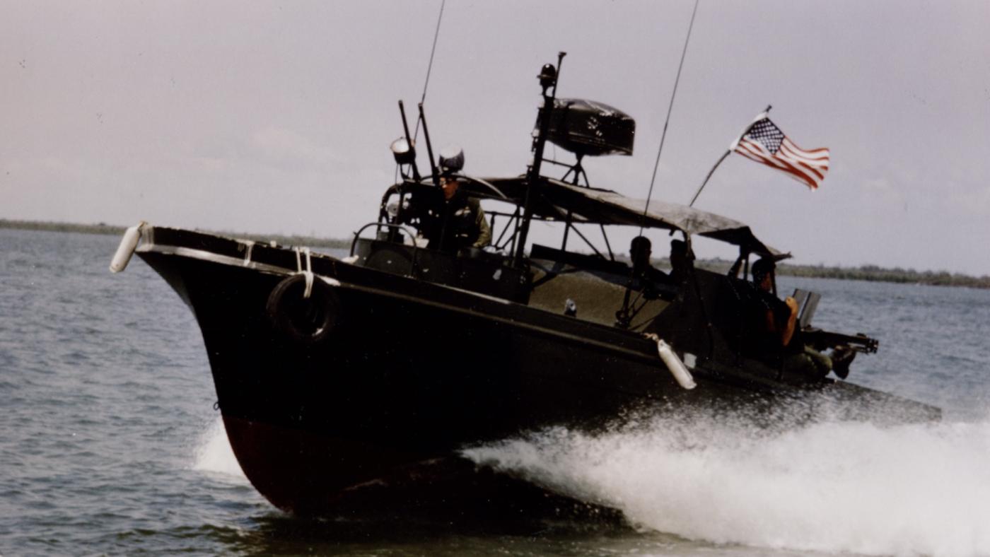 USA river boats military navy for Vietnam war