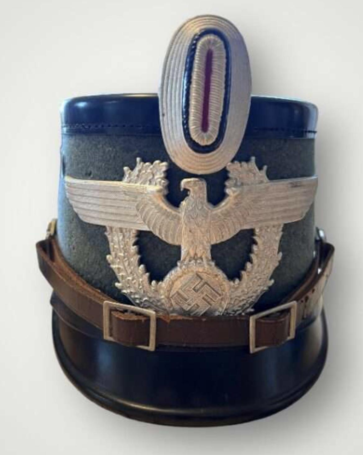 German ww2 military hat police gendarmerie feldgemarmierie