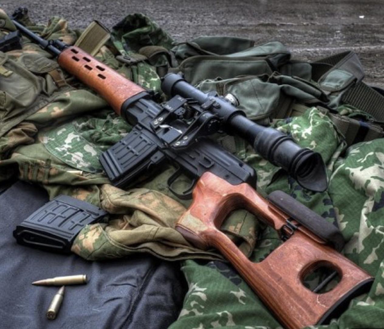 Soviet sniper rifle Svd