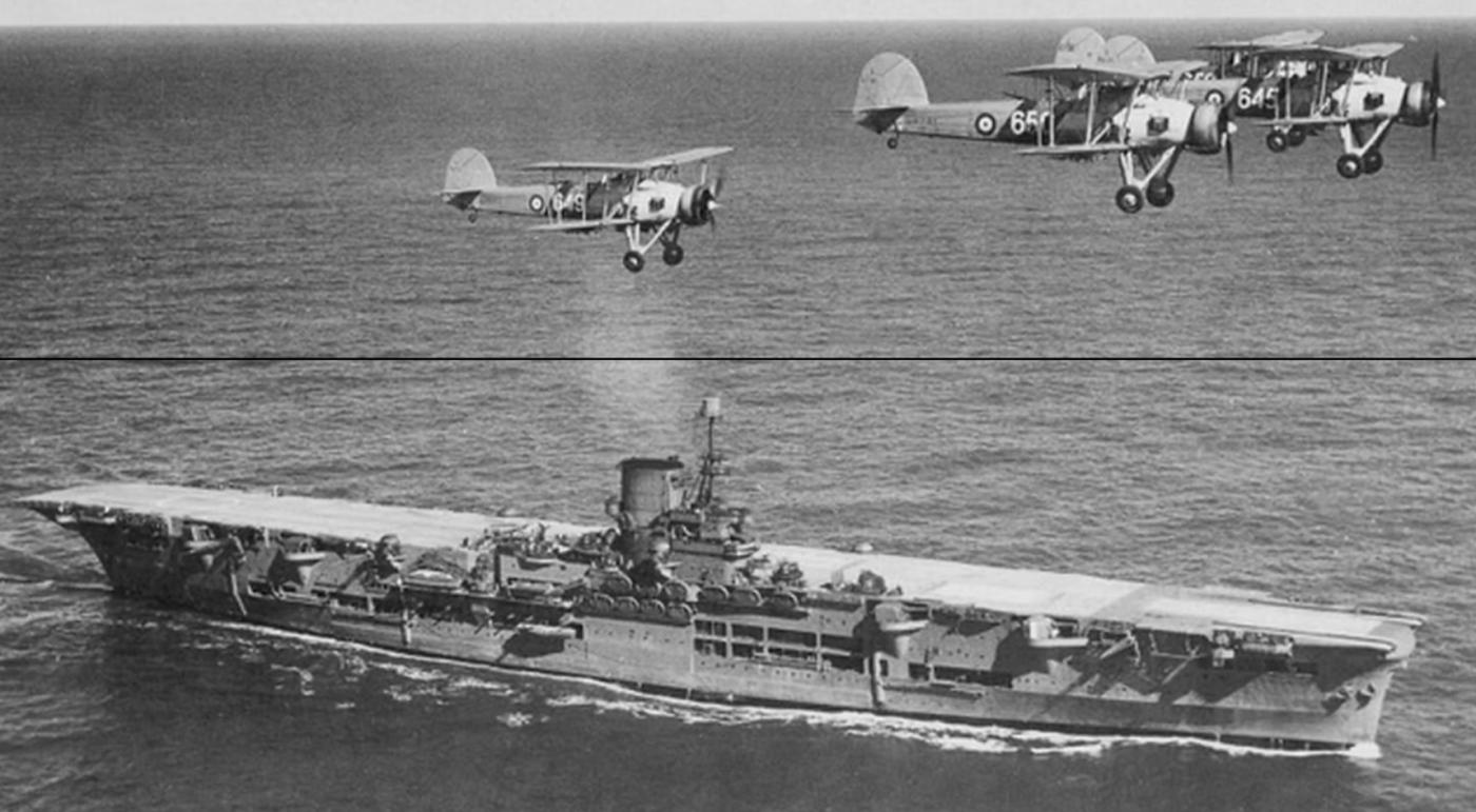 British aircraft carrier Royal Navy 