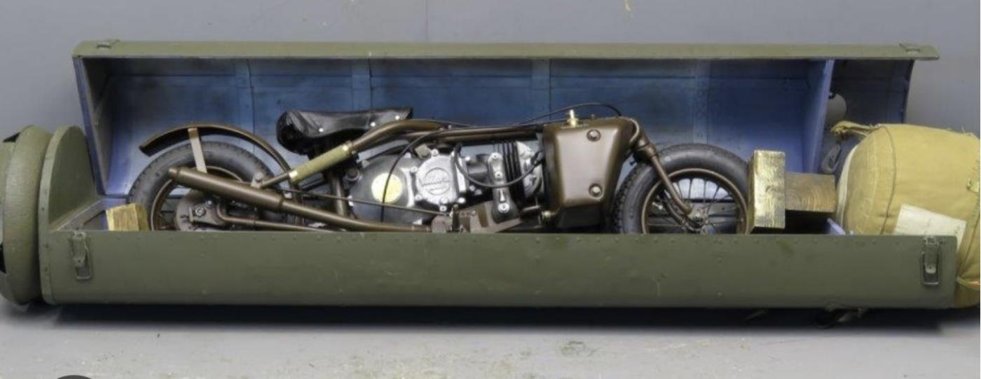 WW2 Welbike parachute canister 