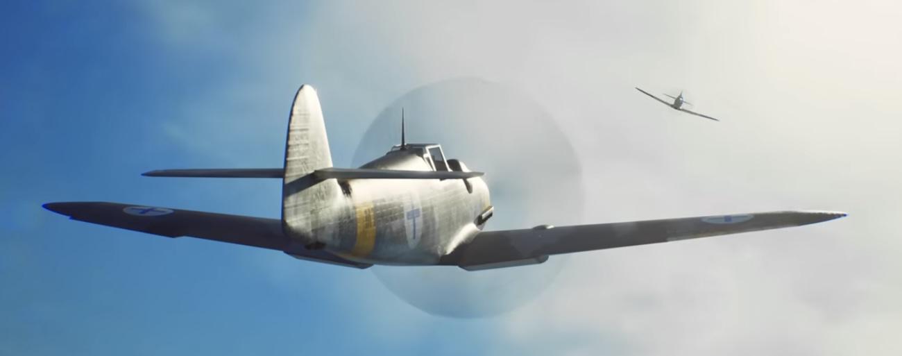 Finnish fighter plane 