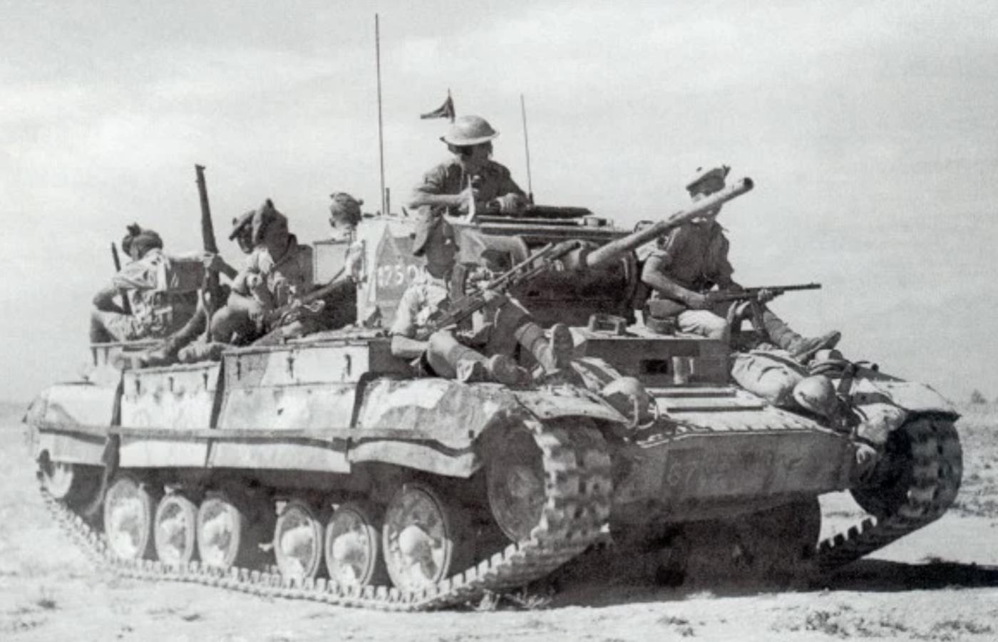 Monty’s troops and tanks North Africa