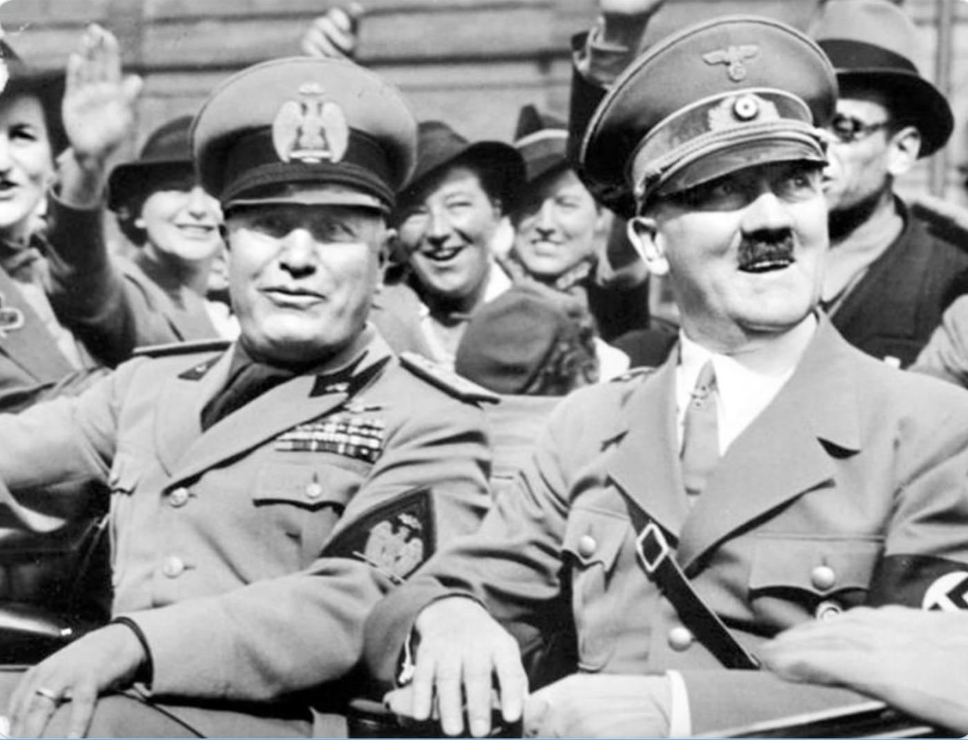 Hitler and Mussolini