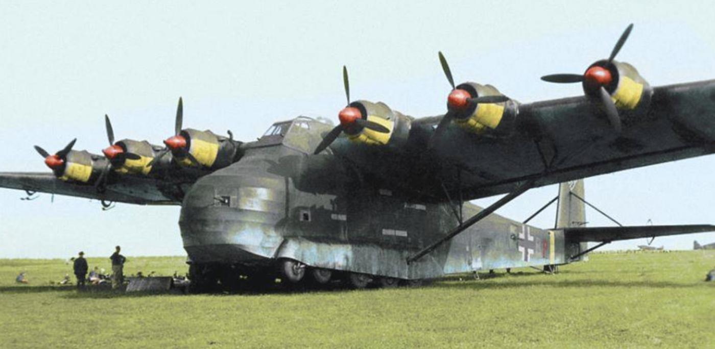 Messerschmitt me 323 giant transport plane