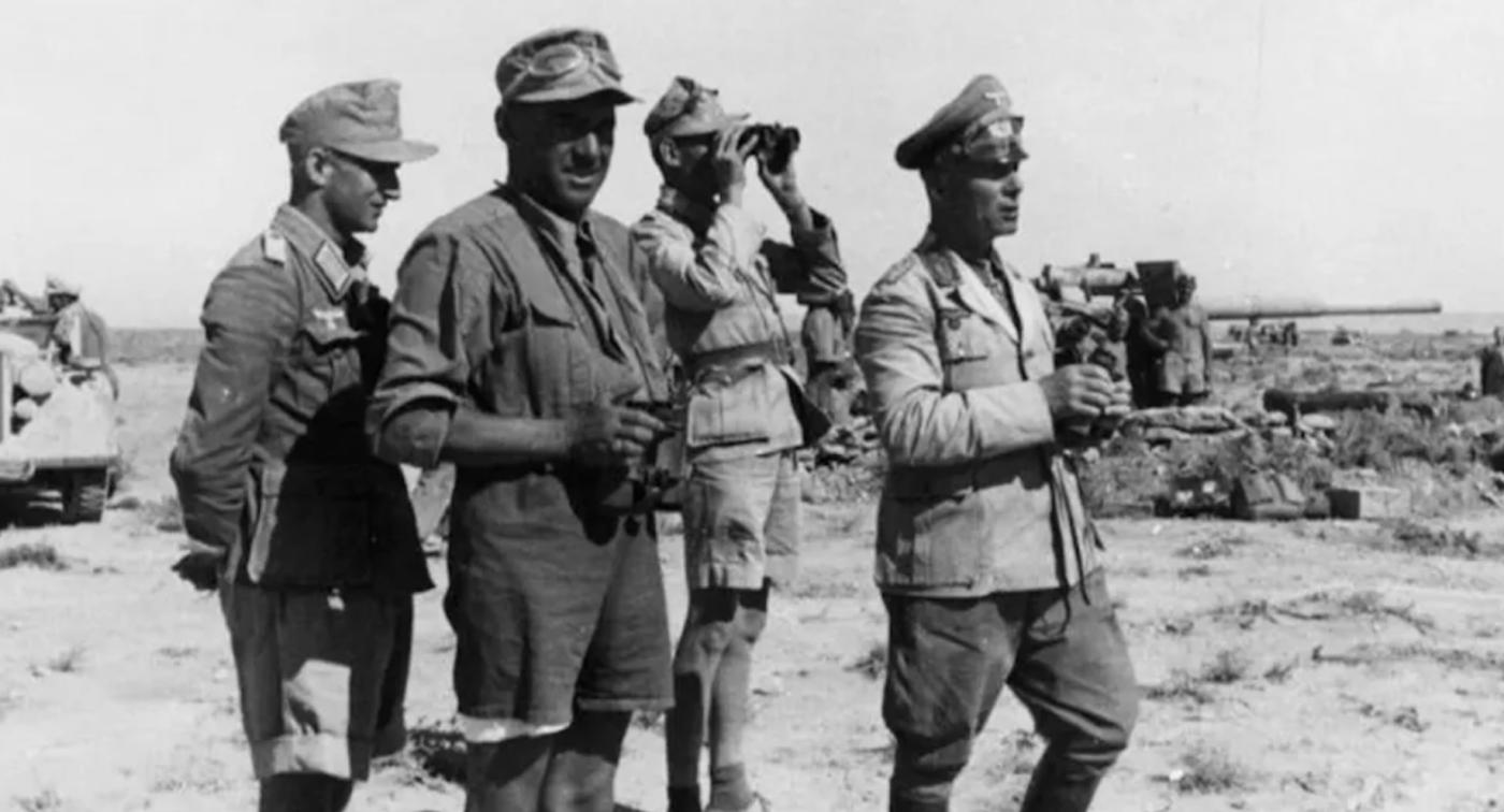 Rommel and generals North Africa