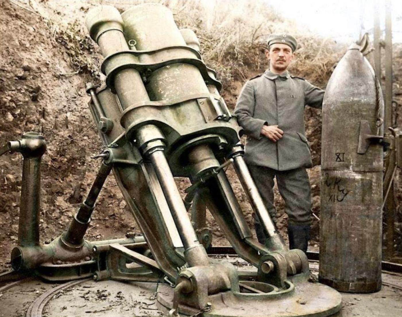 German mortar minenwerfer 25cm