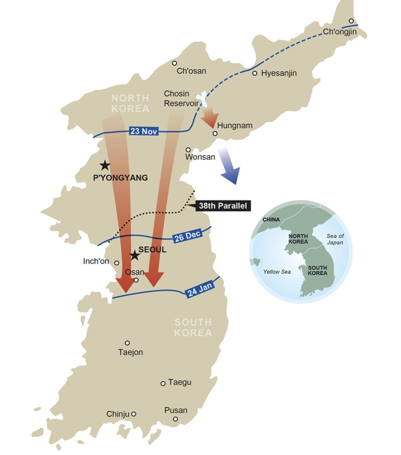 Korean War battle plan