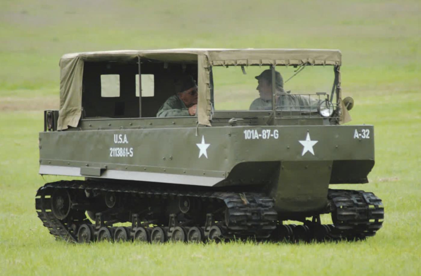 M29 Weasel ww2 tracked military vehicle
