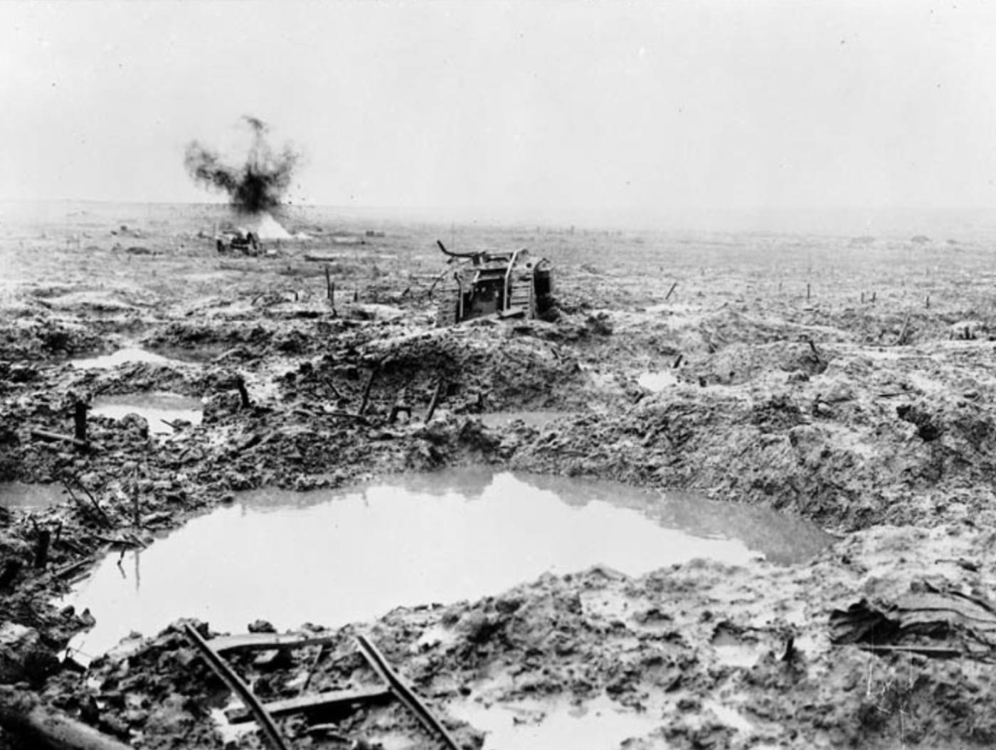 Passendale battle scene 