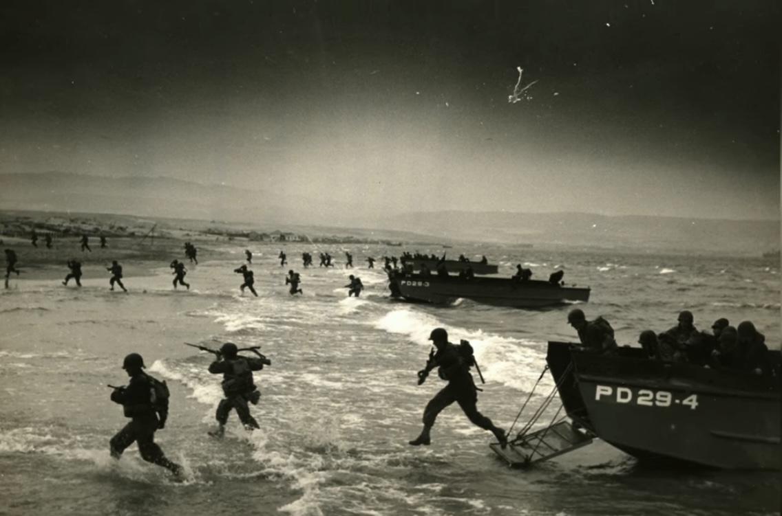 Operation torch beach landing 