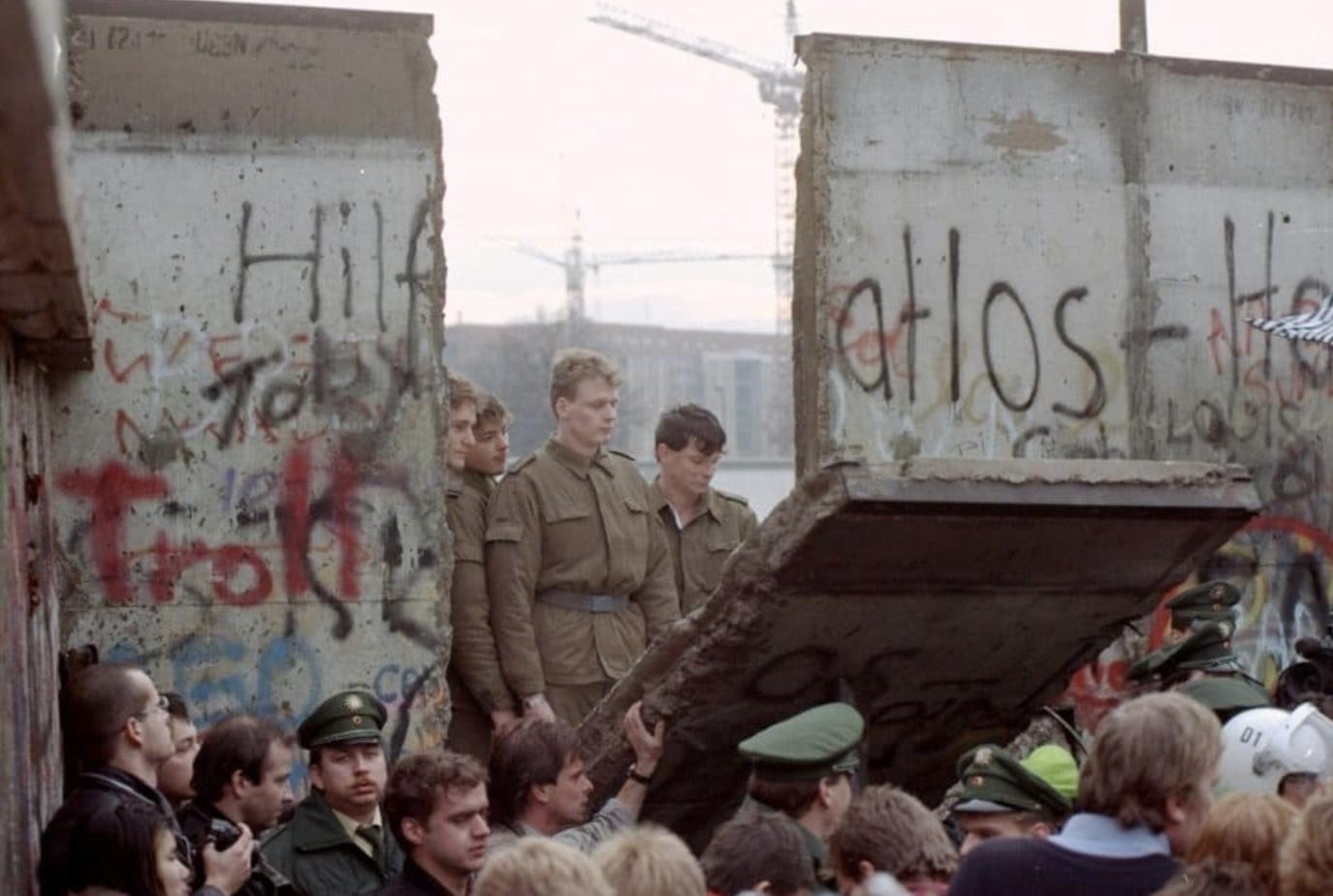 Berlin Wall falls 