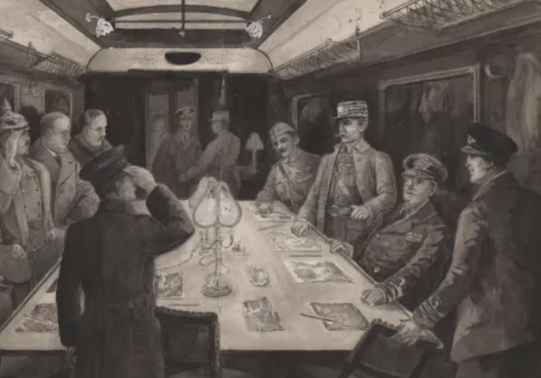 Ww1 armistice signing 