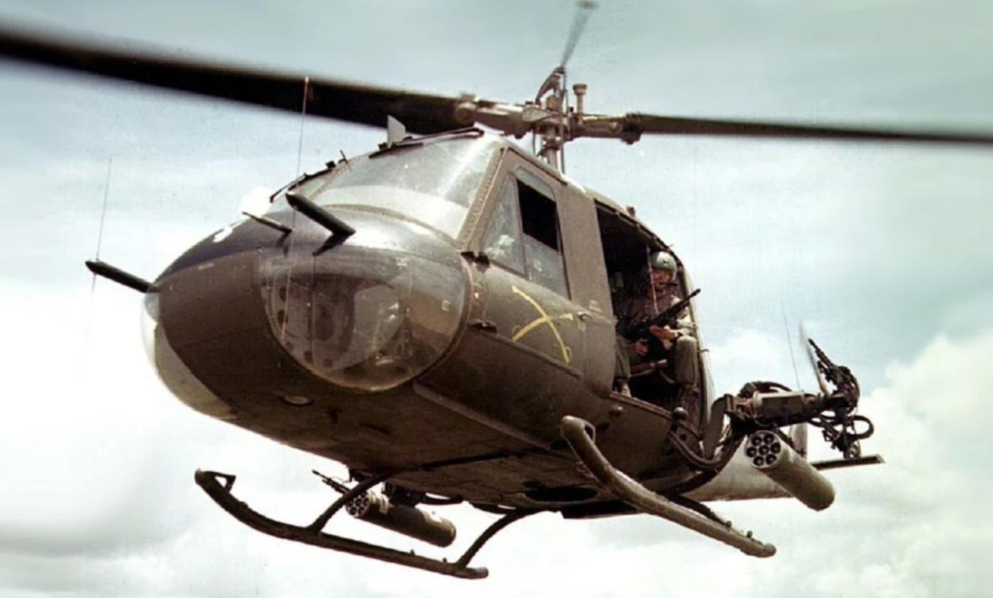 Huey Gun ship helicopter Vietnam war