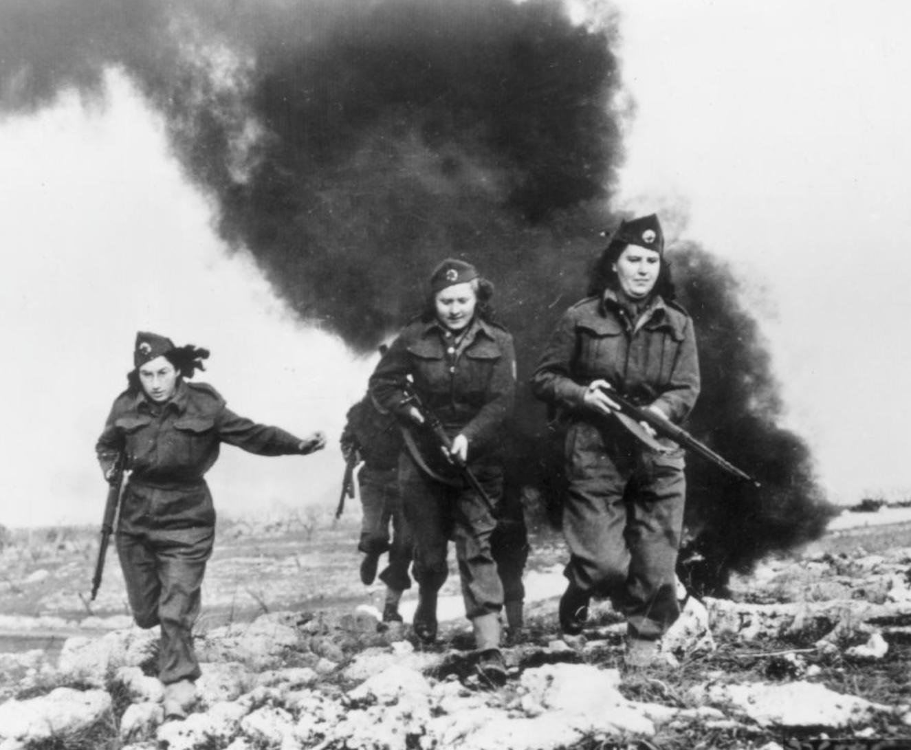 Yugoslavian partisan woman fighters 