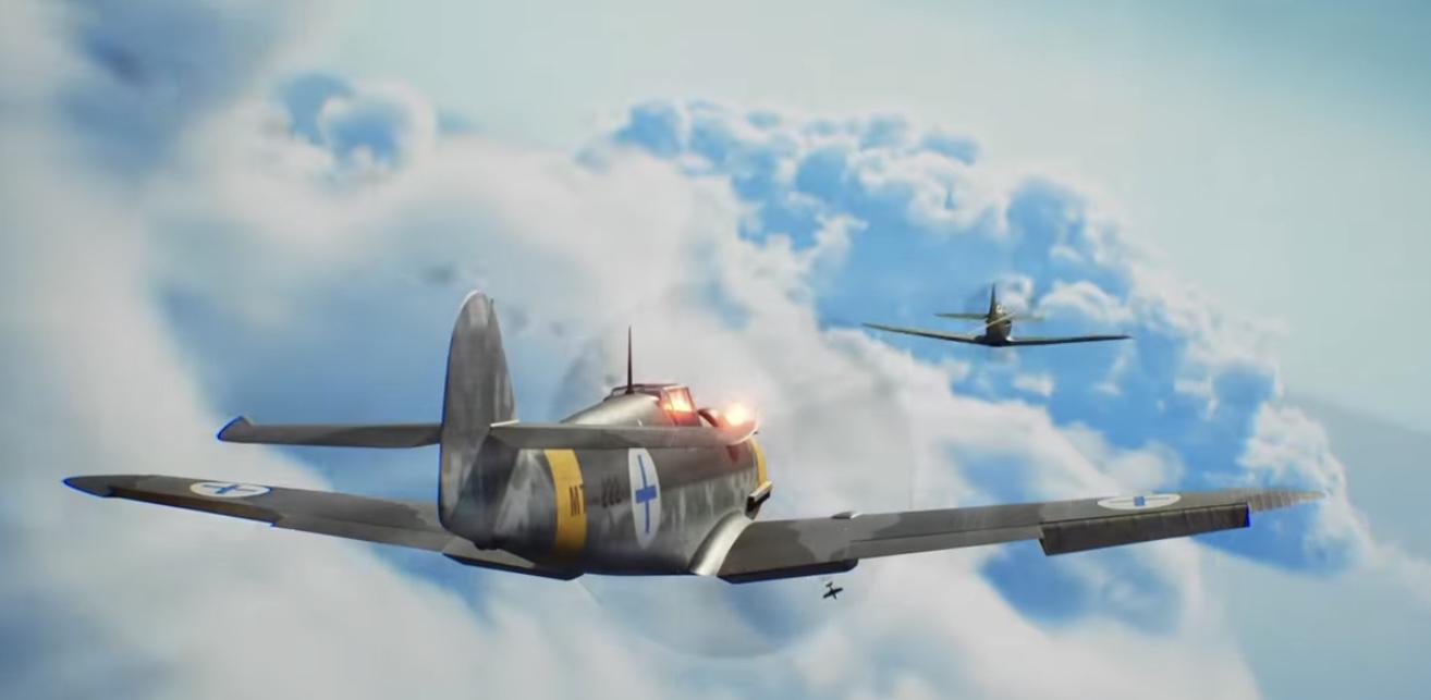 Finish fighter plane pilot 