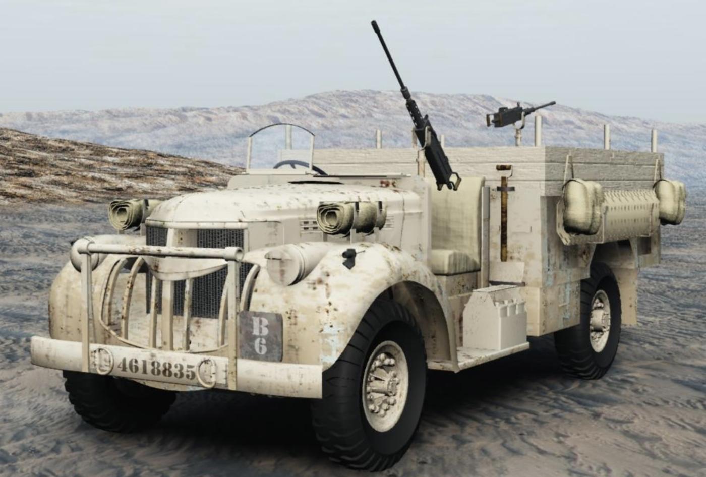 Chevrolet desert raiding truck