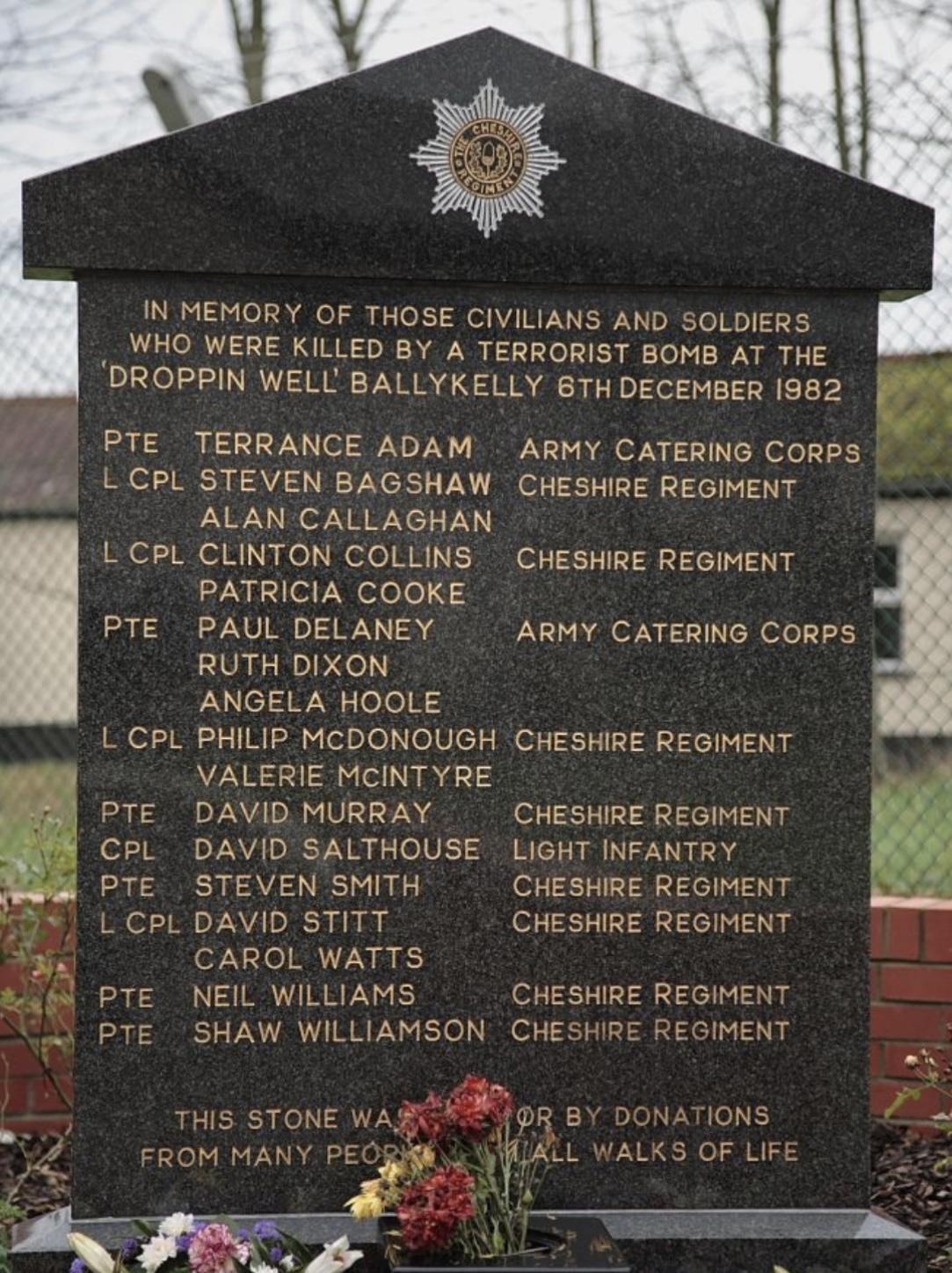 Memorial ballykelly bombing 