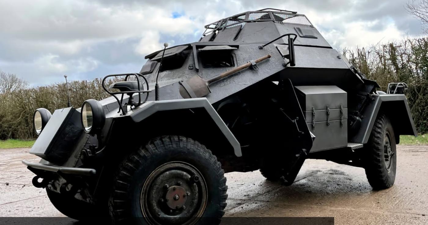 So kfz 222 German armoured car ww2 reconnaissance vehicle