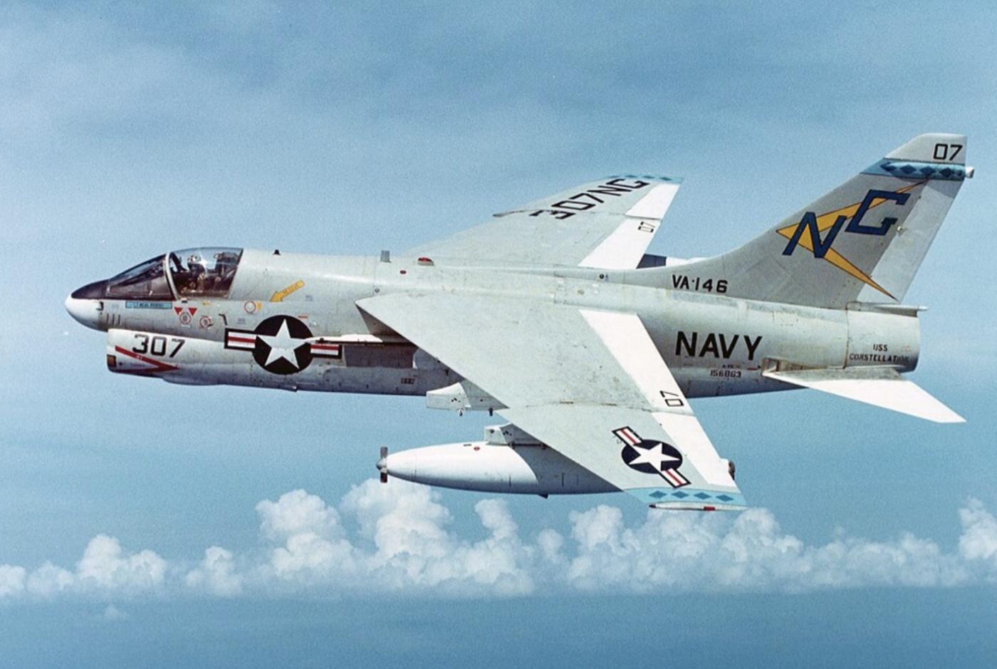 A-7 Corsair 11 fighter bomber plane