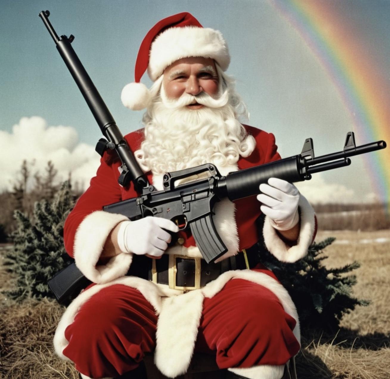 Military father’s Christmas 