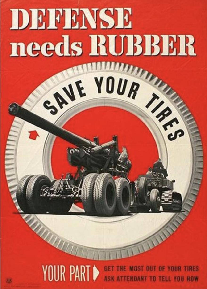 USA tyre rationing 