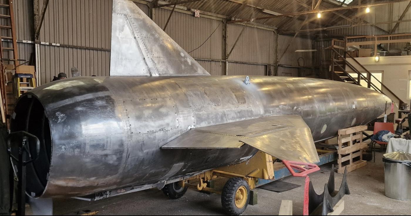 Blue steel nuclear bomb rocket weapon 