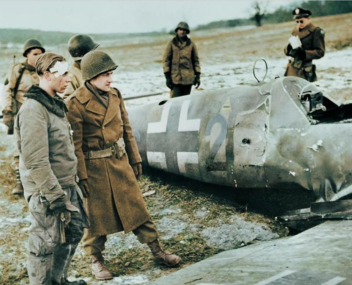 Shot down luftwaffe 109