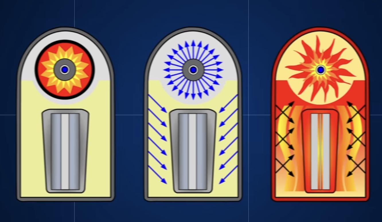 Video of nuclear and hydrogen bombs working 