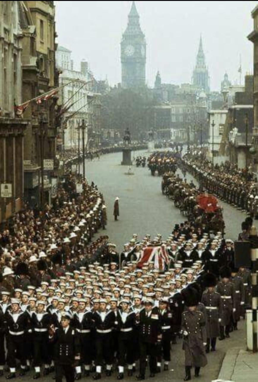 Winston churchills funeral