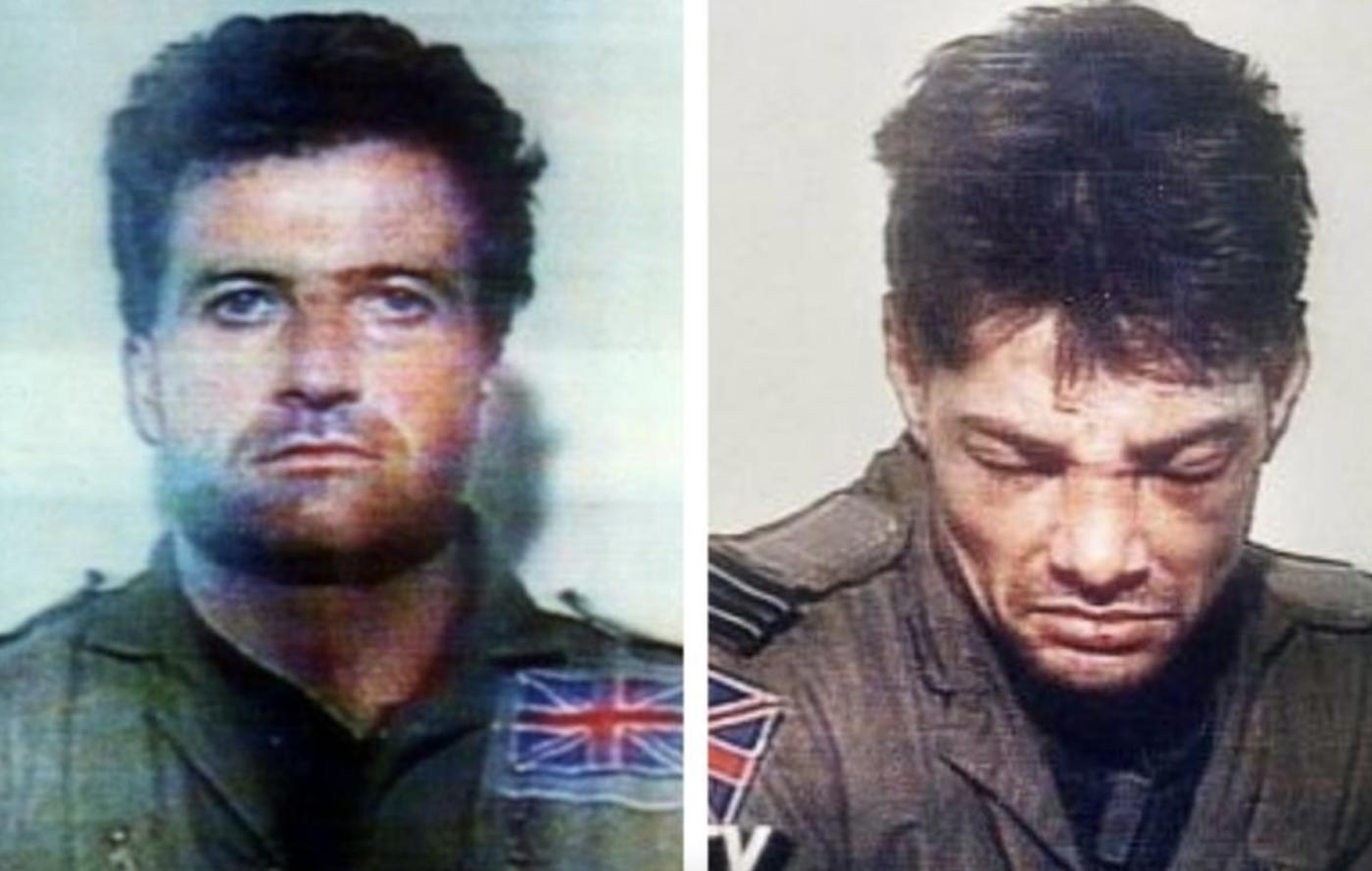 British pilot John peters and navigator John Nichol