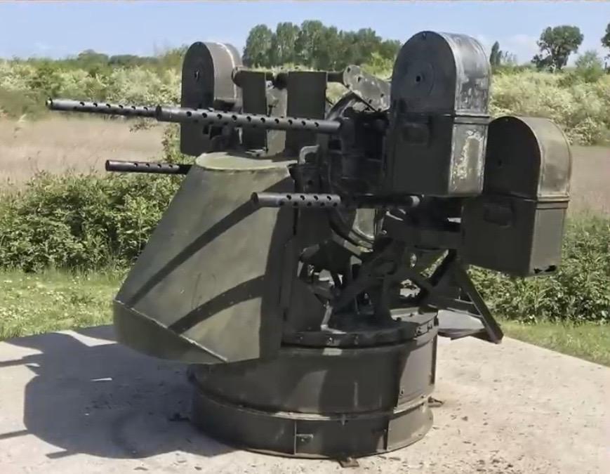 Quad 50 cal machine gun meat chopper 