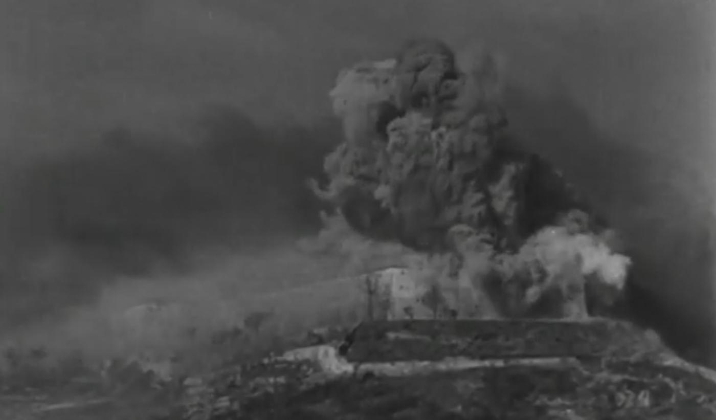 Monte Cassino bombed 