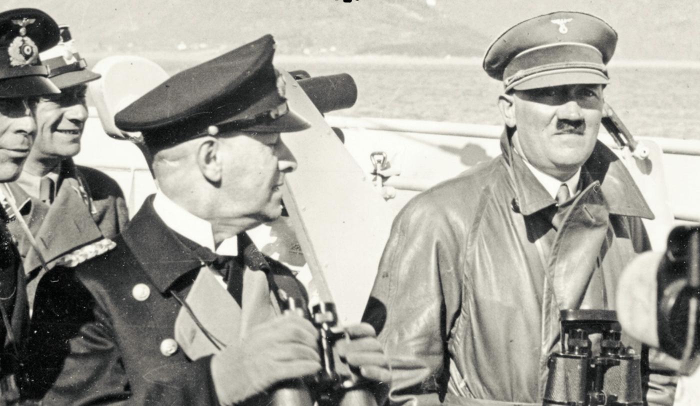 Hitler on war ship