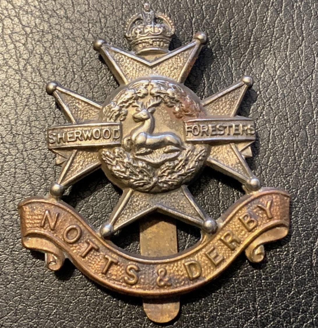 Sherwood Foresters regiment badge 
