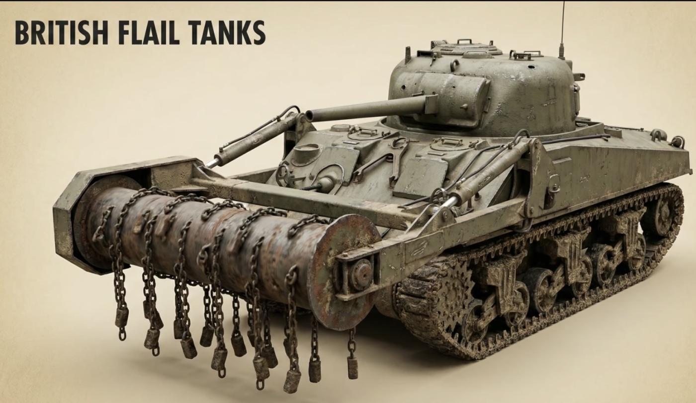 Mine clearing tanks 