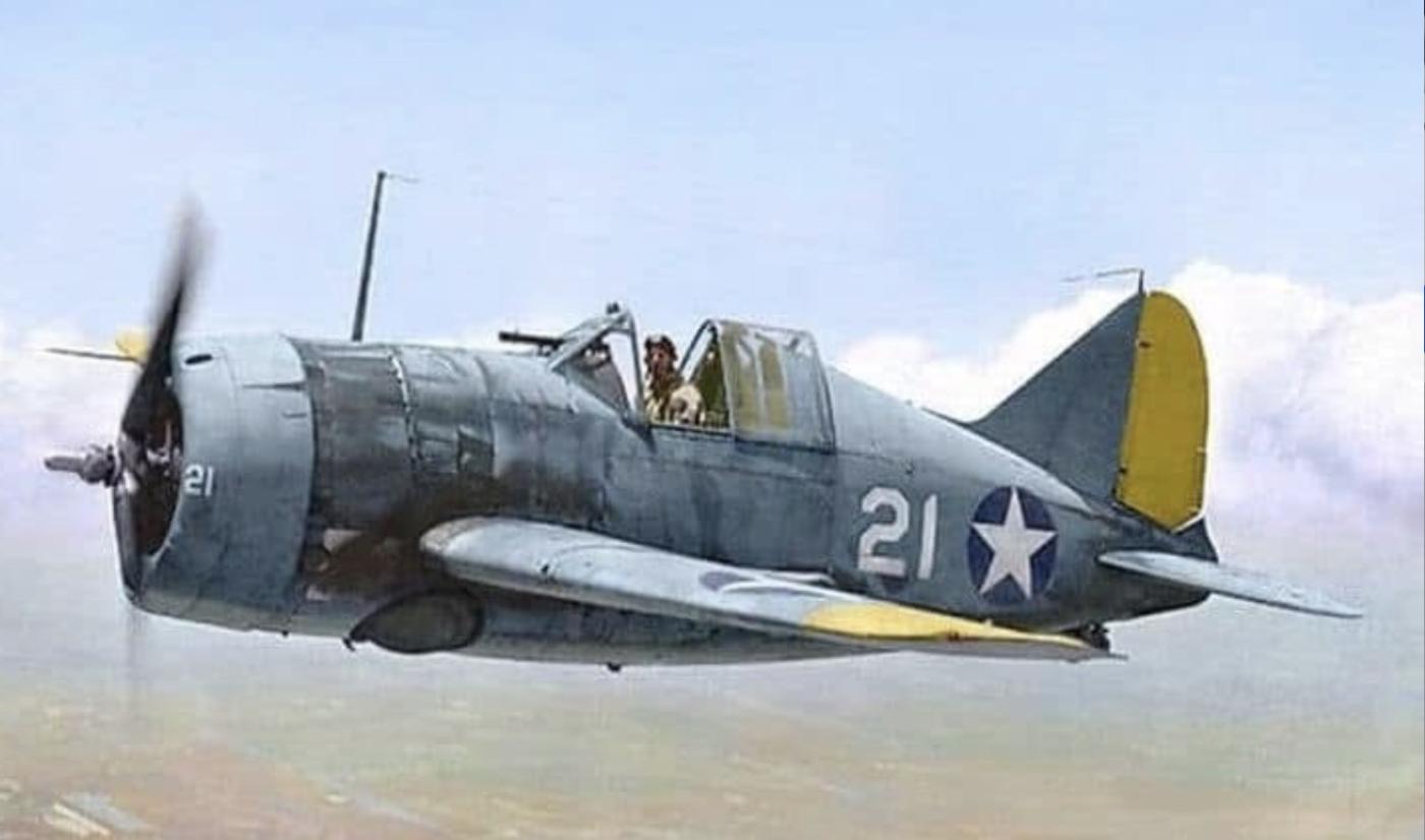 Brewster buffalo f2a plane u.s airforce 